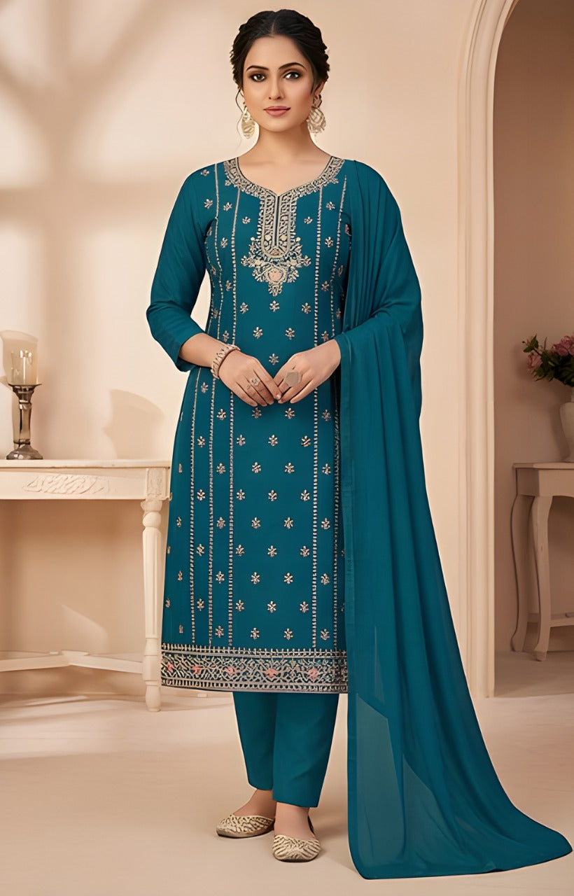 Bareeze - Karandi 2Pc Premium Embroidered Unstitched Suit