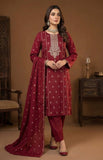 Bareeze - Karandi 2Pc Premium Embroidered Unstitched Suit
