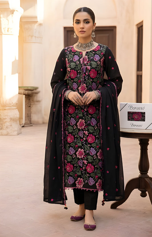 Bareeze - Karandi 2Pc Premium Embroidered Unstitched Suit