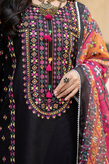 Laam MOST DEMANDING EDITION 03PCS UNSTITCHED SUIT