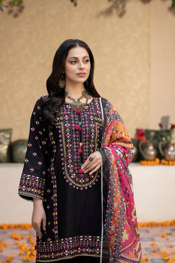 Laam MOST DEMANDING EDITION 03PCS UNSTITCHED SUIT
