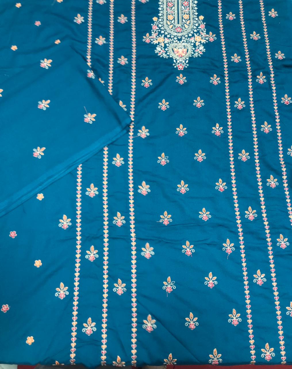 Bareeze - Karandi 2Pc Premium Embroidered Unstitched Suit