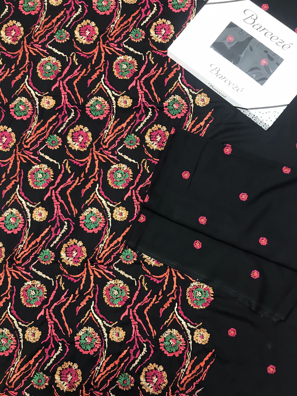 Bareeze - Karandi 2Pc Premium Embroidered Unstitched Suit