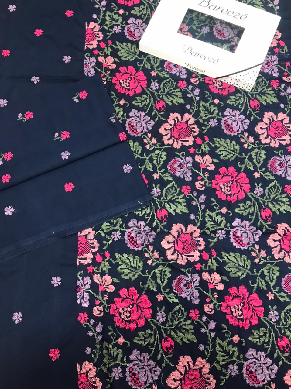 Bareeze - Karandi 2Pc Premium Embroidered Unstitched Suit