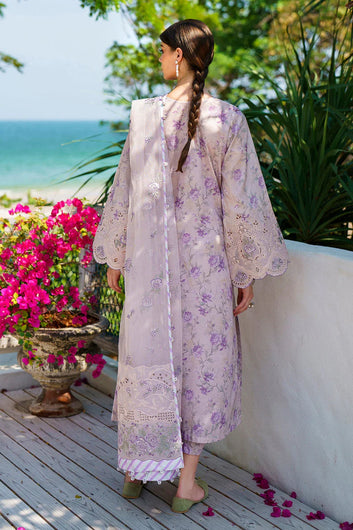 Baroque Embroidered Lawn 3pc Suit